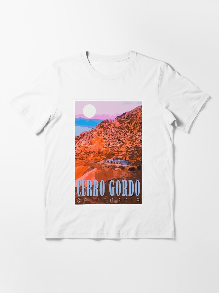 "Cerro Gordo Union Mine Travel Poster" Tshirt for Sale by SJMexplores