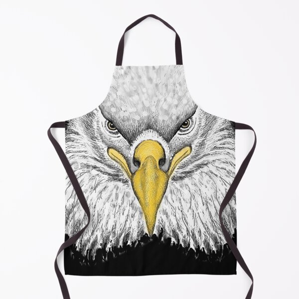 Item preview, AWESOME INTENSE EAGLE PORTRAIT natural bald eagle designed and sold by THE AMERICAN TEEVANGELIST.