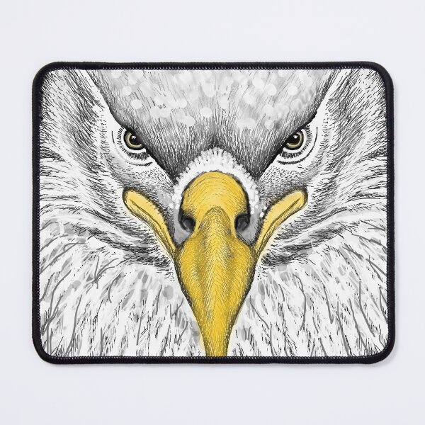 Item preview, AWESOME INTENSE EAGLE PORTRAIT natural bald eagle designed and sold by THE AMERICAN TEEVANGELIST.