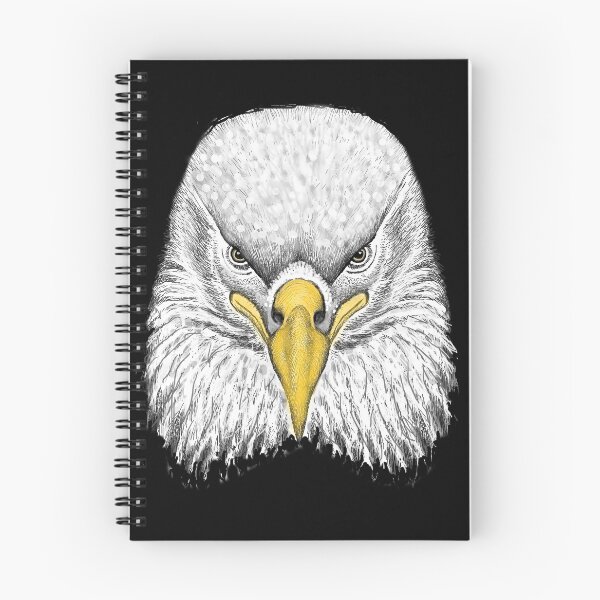 Item preview, AWESOME INTENSE EAGLE PORTRAIT natural bald eagle designed and sold by THE AMERICAN TEEVANGELIST.