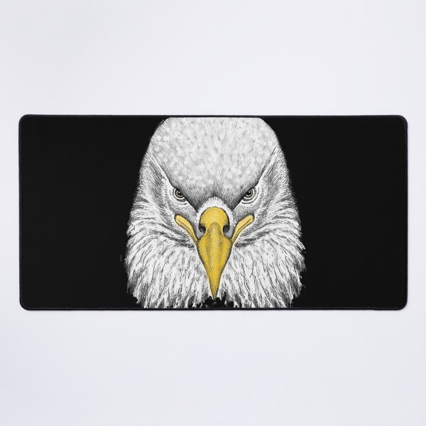 Item preview, AWESOME INTENSE EAGLE PORTRAIT natural bald eagle designed and sold by THE AMERICAN TEEVANGELIST.