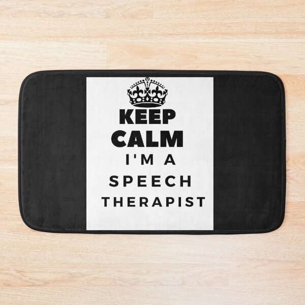 Item preview, keep calm im a speech therapist designed and sold by medojerrari79.