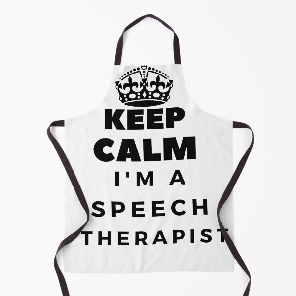 Aperçu de l'œuvre keep calm im a speech therapist créée et vendue par medojerrari79.