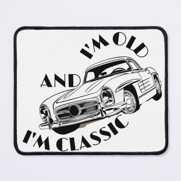 Item preview, I'M Old and classic Stickers mercedes class designed and sold by KAONZA.