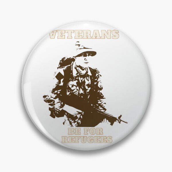 Item preview, veterans before refugees designed and sold by The Magic Hand.