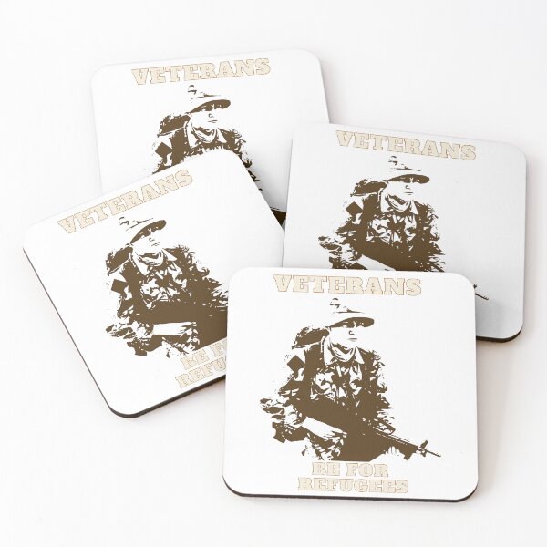 Item preview, veterans before refugees designed and sold by The Magic Hand.