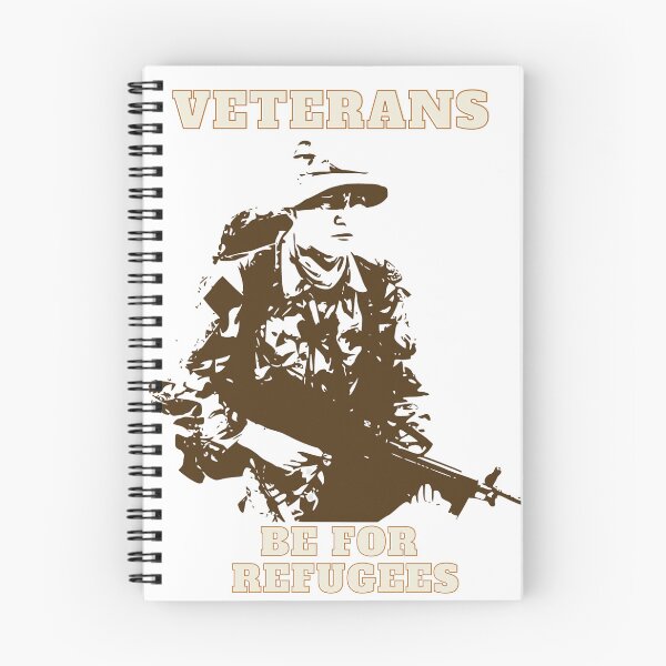 Item preview, veterans before refugees designed and sold by The Magic Hand.