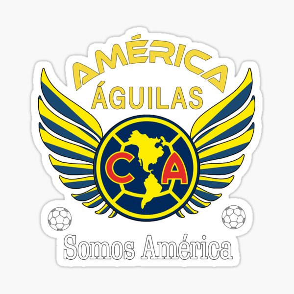 Pegatina «Aguilas del America Somos America Club America Futbol Mexicano  Liga MX» de Optimus-Designs | Redbubble