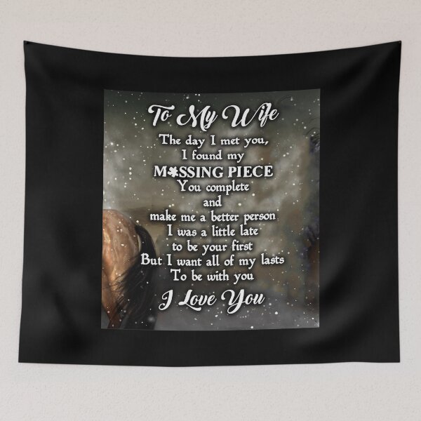 Item preview, Valentine Horse Couple Cute To My Wife Art designed and sold by HansHermannHero.