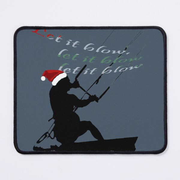 Item preview, Kitesurfing Festive Christmas Seasonal Novelty Vector designed and sold by taiche.