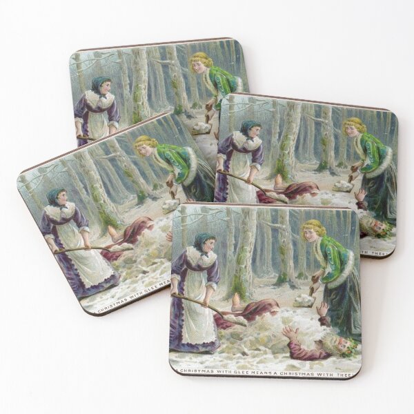 Item preview, Victorian Christmas Fun Greeting designed and sold by forgottenbeauty.