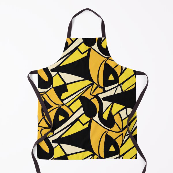 Item preview, Yellow Abstract Shapes Pattern designed and sold by Zestpond.