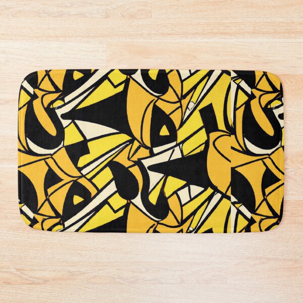 Item preview, Yellow Abstract Shapes Pattern designed and sold by Zestpond.