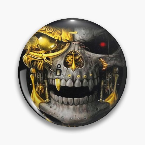 Item preview, Skull Honor Style Metal Classic Gold designed and sold by HansHermannHero.