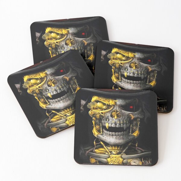 Item preview, Skull Honor Style Metal Classic Gold designed and sold by HansHermannHero.