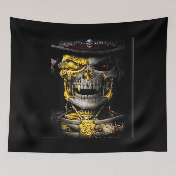 Item preview, Skull Honor Style Metal Classic Gold designed and sold by HansHermannHero.
