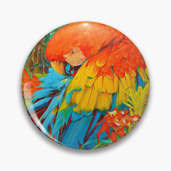 Item preview, Art Colorful Parrot designed and sold by HansHermannHero.