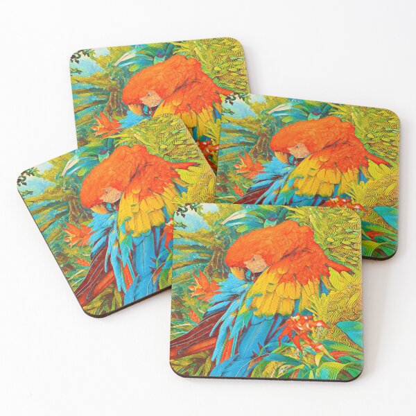 Item preview, Art Colorful Parrot designed and sold by HansHermannHero.