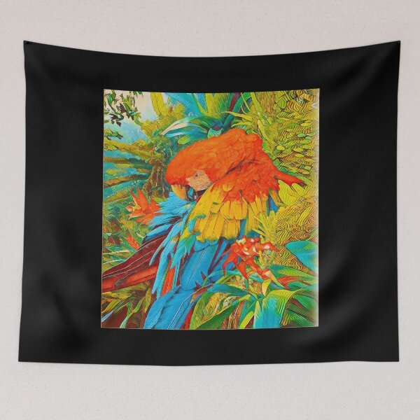 Item preview, Art Colorful Parrot designed and sold by HansHermannHero.