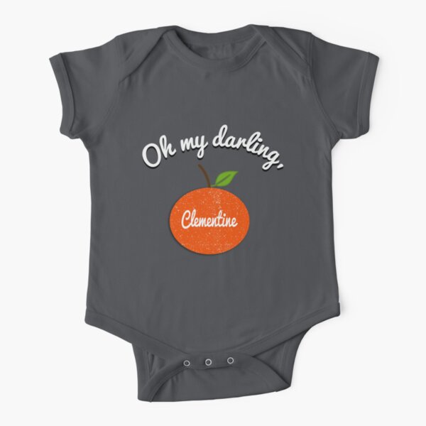 Oh my darling, Clementine Short Sleeve Baby One-Piece
