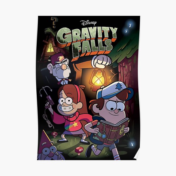 Cover Movie Cartoon Gravity Fal Poster Poster