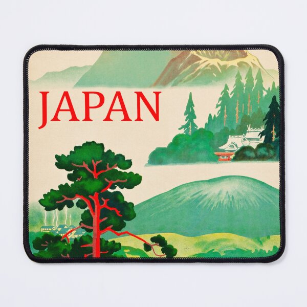 Item preview, Vintage Travel Japan poster designed and sold by AW2 Designs.