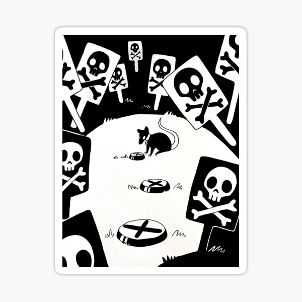 mine rat Sticker