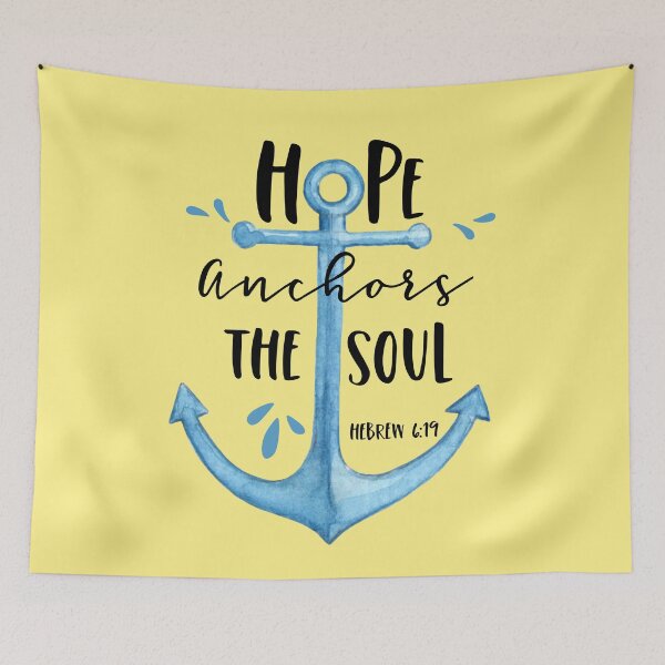 Item preview, Hope Anchors The Soul - Hebrews 6:19 designed and sold by JacquelineLim.