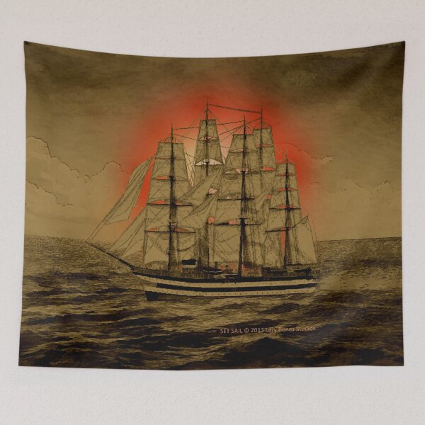 Item preview, Set Sail - 001 designed and sold by LBStudios.