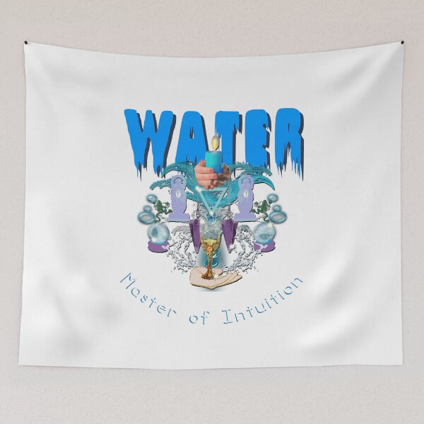 Item preview, Art - Wiccan Water Element blazon - Art and pattern on white designed and sold by Eejee-SK.