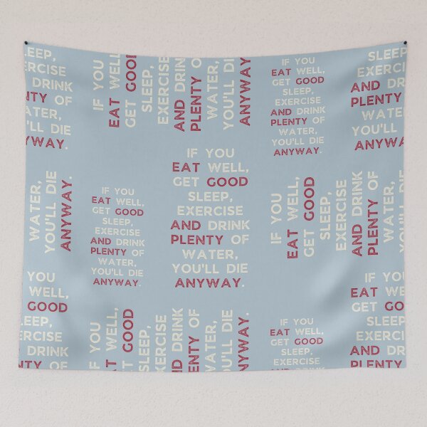 Item preview, Eat good and plenty anyway sarcastic two meaning bold grunge type quote designed and sold by WordStruggle.
