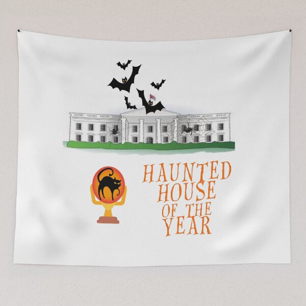 Item preview, HALLOWEEN/WHITE HOUSE: HAUNTED HOUSE OF THE YEAR designed and sold by CalliopeSt.