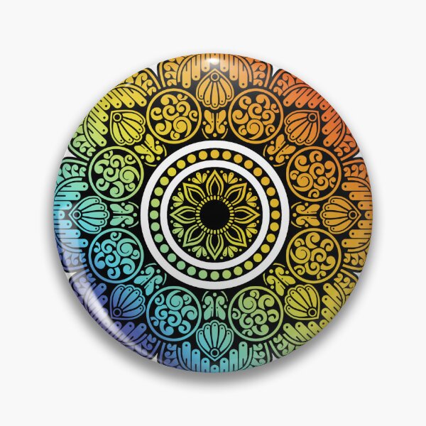 Item preview, Rainbow Mandala designed and sold by artesiaKT.