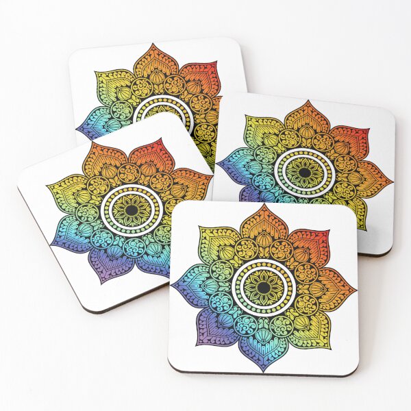 Item preview, Rainbow Mandala designed and sold by artesiaKT.