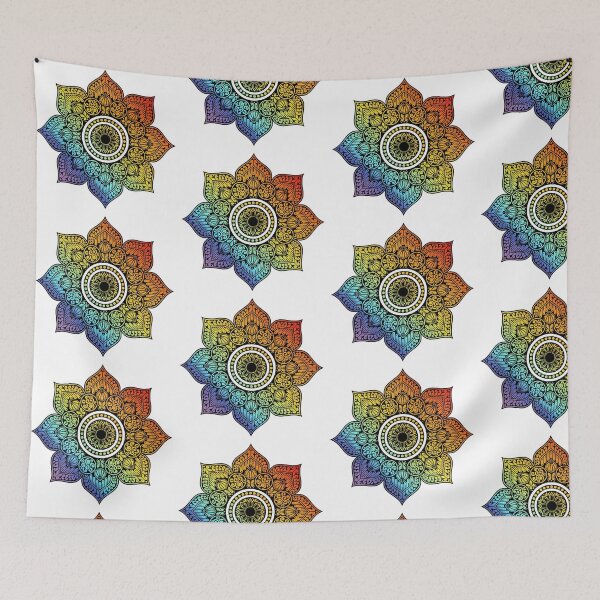 Item preview, Rainbow Mandala designed and sold by artesiaKT.