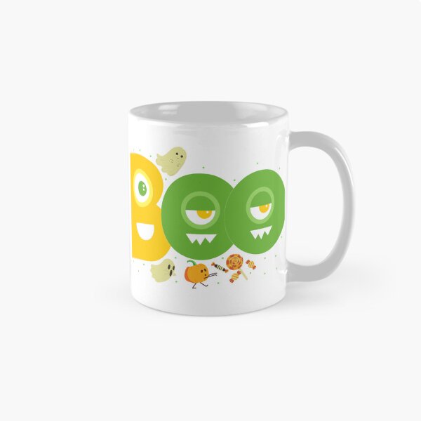 Item preview, booo ghosts, candy and pumpkins.  designed and sold by Malogue.