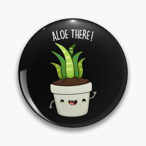 Item preview, Aloe There Funny Aloe Vera Puns (Dark BG) designed and sold by punnybone.
