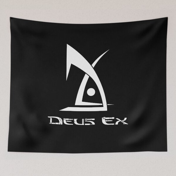 Item preview, Deus Ex Logo White 58 For Boys Women Vintage Classic Tee Trending Girls Trending Graphic Tee Cool Funny  designed and sold by jettercri.