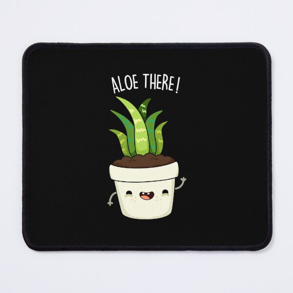 Item preview, Aloe There Funny Aloe Vera Puns (Dark BG) designed and sold by punnybone.