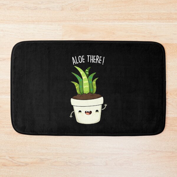 Item preview, Aloe There Funny Aloe Vera Puns (Dark BG) designed and sold by punnybone.