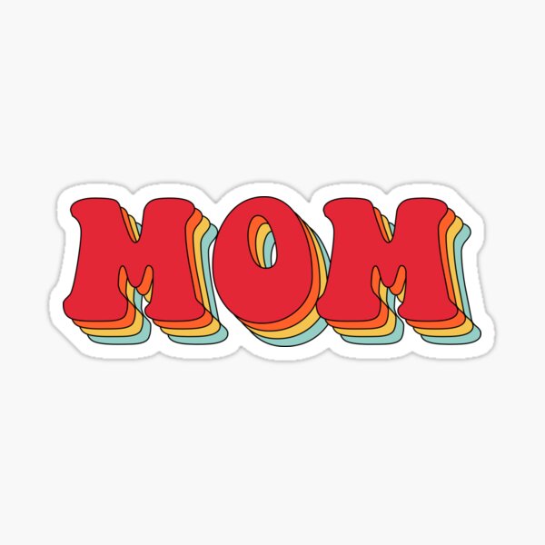 Mama Rainbow Sticker Mothers Day Ts Mama Stickers Mom Life Sticker Mom Stickers Laptop