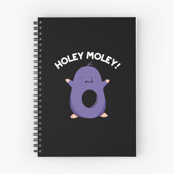 Item preview, Holey Moley Funny Mole Puns (Dark BG) designed and sold by punnybone.