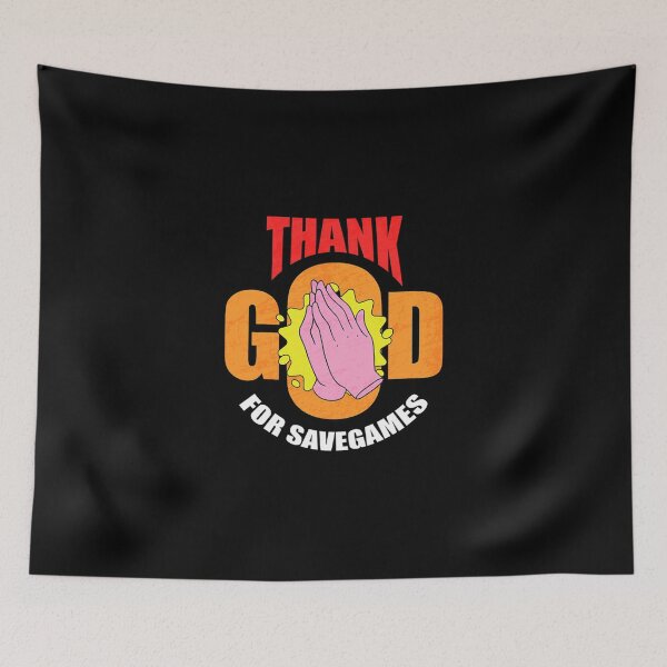 Item preview, Thank God Savegames Praying Hands Classic T-Shirt designed and sold by flvbelgrace.