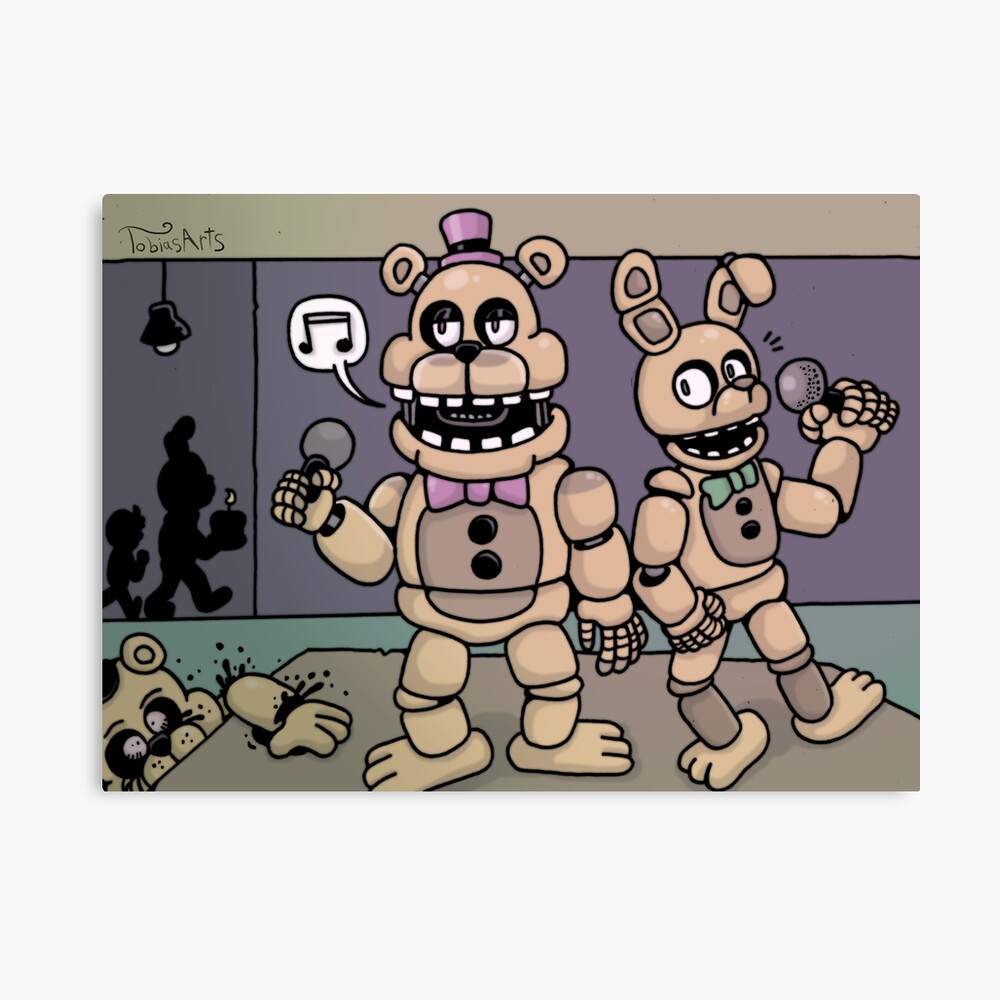 fredbear and springbonnie Poster for Sale by kainoa-dodd