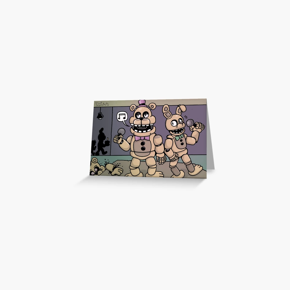 fredbear and springbonnie Art Board Print for Sale by crocoshop