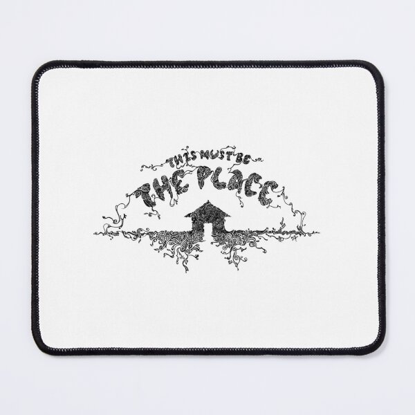 Item preview, Talking Heads This Must Be the Place Lyrics Hand Drawn Retro Gift Fan designed and sold by JanCollins.