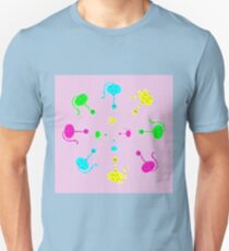 cats cartoon graphic color Unisex T-Shirt