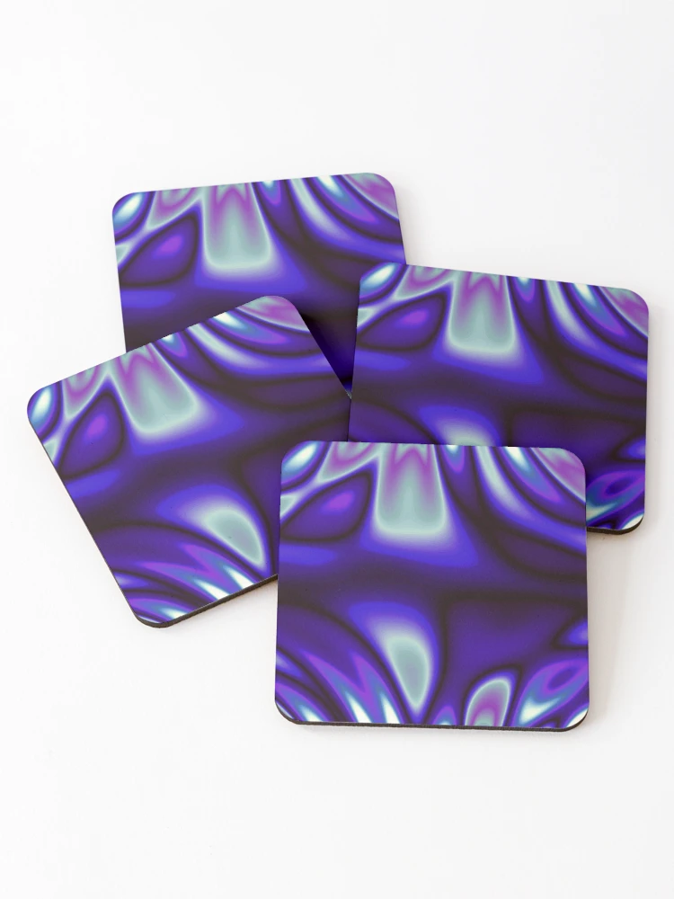 Thumbnail 1 of 5, Coasters (Set of 4), Lost In Blue designed and sold by TiltedCode.
