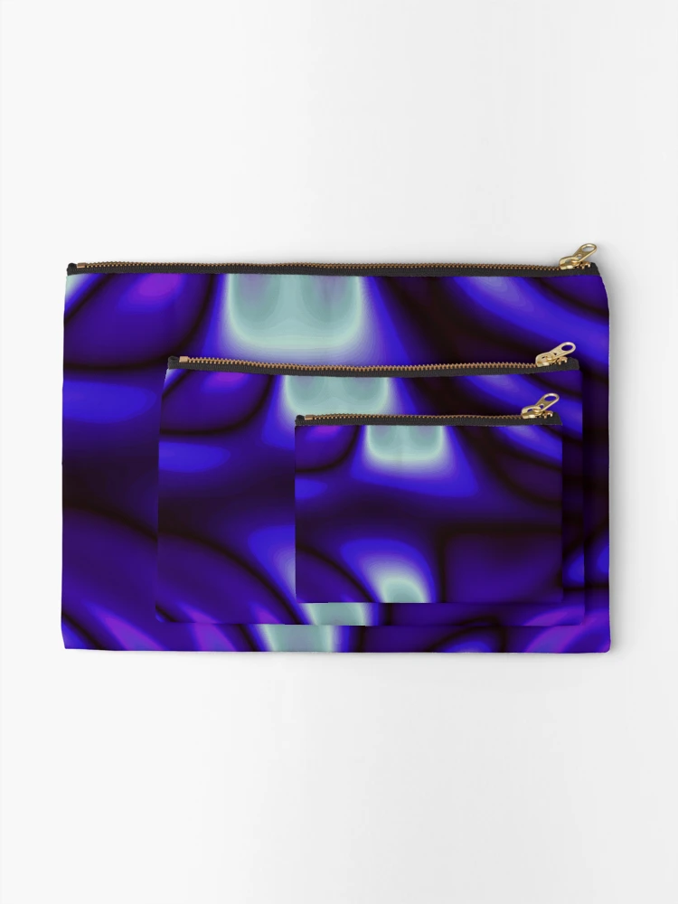 Thumbnail 2 of 4, Zipper Pouch, Lost In Blue designed and sold by TiltedCode.