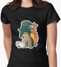Tea Time Cyndaquil Women's Fitted T-Shirt